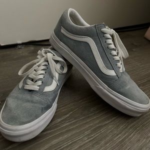 Old Skool Vans- Suede Light Blue